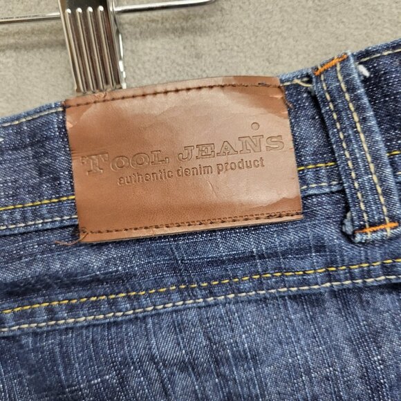 Tool Brand Jeans 44x32 Embroidered Rainbow Skater‎ Baggy Grunge Y2K - Picture 6 of 10